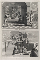 KG 11885
          <br/>
          Afgoderij: Mexico, Boetedoening van Mexicanen & Offering van gevangenen
          <br/>
          <em>Picart, Bernard (1673-1733)</em>